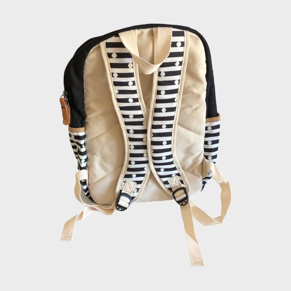 Canvas Backpack Set | College Style | Large Capacity 4-Piece  4 pc Canvas Nylon Backpack Set - pencil pouch, lunch bag, drawstring bag
